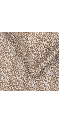 OKKO Souprava povlečení Okko Leopard hnědá 200x220 cm