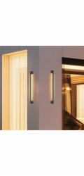 Venkovní svítidlo Viokef Tessa, 9W, LED, IP54, tmavě šedá