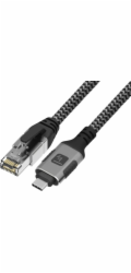 Techly Síťový kabel USB-C na Gigabit Ethernet RJ45, 3 m
