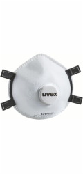 UVEX Respirátor, s ventilkem Uvex, bílý, Universal