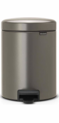 Odpadkový koš Brabantia 112683, šedý, 5l, 29,1cmx20,5cm