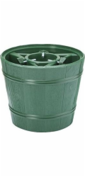 Plastový květináč na vánoční stromeček + 2 kroužky, O29,5 cm
