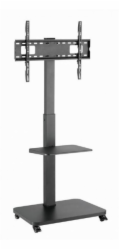 Gembird TVS-75S-02 Stojan na televizi s kolečky, 37" - 75", černý