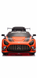 Dětské elektrické autíčko Mercedes AMG GT3, černo/oranžové