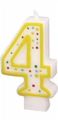 Svíčka na dort č. 4, 7,3 cm