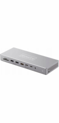 Zenwire Dokovací stanice USB-C Hub 16v1 2x HDMI 4K 60Hz DisplayPort 1.4 USB SD Jack