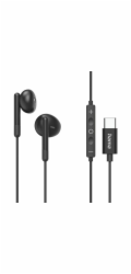 HAMA "Classy", Slúchadlá do uší USB-C, čierne