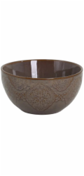 DOMOLETTI Miska Brown arab, hnědá, 14,5 cm