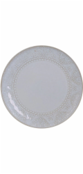 DOMOLETTI Talíř White arabic, O 26,6 cm, bílý
