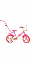 BIMBO_ BIKE Dětské jízdní kolo Bimbo Bike 124RL, růžové, 12"