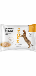Mokré krmivo pro kočky Prima Cat, kuřecí, 0,04 kg x 4 ks.