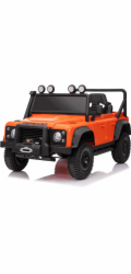 Dětské elektrické autíčko 4IQ Land Rover Defender, oranžové