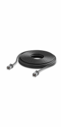 Ubiquiti UniFi Venkovní patch kabel C6A, ultra tenký a odolný stíněný kabel pro 10 GbE, 12m, Černá