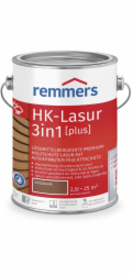 Impregnační prostředek na dřevo HK-Lasur 3v1 RC-660 barva ořech 2,5l