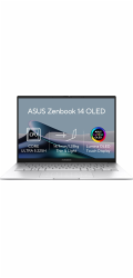 ASUS Zenbook 14 - Ultra 5 225H/16GB/512GB SSD/14"/WUXGA/OLED/Touch/2y PUR/Win 11 Home/stříbrná