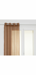 ATMOSPHERA Denní závěs Moly, skořicová barva, 135 cm x 240 cm