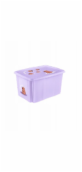 KEEEPER Úložný box s víkem , 24 l, fialový.