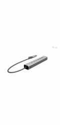 i-tec USB-C/USB-A Metal HUB 6 port (3x USB-C, 3x USB-A), LAN, Power Delivery 85W