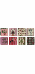 Prostírání Decoris X-mas 512831, 9,5 cm, různé barvy