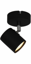 DOMOLETTI Nástěnná lampa Wick LED21001-1R ČERNÁ, 3,5 W, 3K
