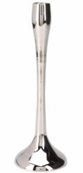 Svícen A98810570, hliník, 26 cm, stříbrná barva.