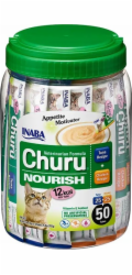 INABA Churu Nourrish Chicken and Tuna - pamlsek pro kočky - 50x14 g
