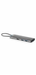 Digitus USB-C dokovací stanice, 8 portů: 1x HDMI, 5x USB 3.2 Gen 1, 1x RJ45, 1x PD