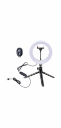 White Shark MOONLIGHT-2 RL-08 Ring LED Light 21cm, Black/White