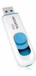 ADATA Flash Disk 64GB C008, USB 2.0 Classic, bílá