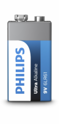 Philips baterie 9V ExtremeLife+, alkalická - 1ks