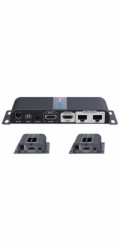 PREMIUMCORD HDMI 1-2 splitter+extender po CAT6/6a/7, FULL HD, 3D