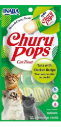 Lahodné pro kočky Churu Cat Pops Tuna Chicken 0,06 kg, 4 ks.