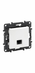 Legrand Niloe Step 863163 RJ45 kat. 6 telekomunikační zásuvka UTP, jednoduchá bílá