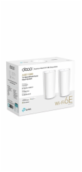 TP-Link Deco XE200(2-pack) WiFi6E Mesh (AXE11000,2,4GHz/5GHz/6GHz,1x10GbELAN/WAN,2xGbELAN/WAN)