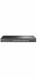 TP-Link OMADA JetStream switch pro připojení k UPS TL-SG3428X-UPS (24xGbE, 4xSFP+, 2xconsole, fanless)
