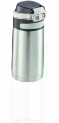 Lefheit Termoska s šikovným uzávěrem 350 ml - stříbrná