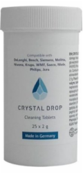 Čisticí tablety do kávovaru Crystal Drop, 25 ks.