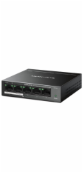 MERCUSYS switch MS105GP (5xGbE,4xPoE+,65W,fanless)
