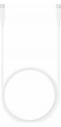 Samsung datový kabel EP-DX310JWE, USB-C/USB-C, 3A, 1,8 m, bílá (bulk)