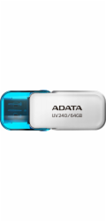 ADATA Flash Disk 64GB UV240, USB 2.0, bílá