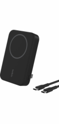 Belkin BOOST CHARGE Qi2 Magnetická Bezdrátová PowerBanka se stojánkem, 10000mAh, 15W, černá