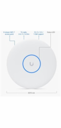 UBNT UniFi U7-Pro-XGS, bez PoE adaptéru, bílá