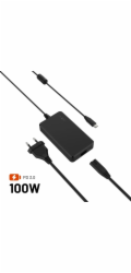 GaN adaptér FIXED pro notebooky,USB-C, PD3.0, 100W
