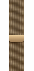 Apple Milánský náramek v zářivě zlaté barvě pro pouzdro o průměru 46 mm - velikost M/L