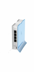 MikroTik hAP Lite (tower), 650MHz CPU, 32MB RAM, 4x LAN, integr. 2.4GHz Wi-Fi, WPS, vč. L4