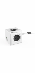 Allocacoc PowerCube Extended USB Grey (1,5m)