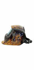 GEKO Svářecí kukla samostmívací s plameny GEKO