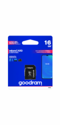 16GB CL10 microSDHC karta + adaptér
