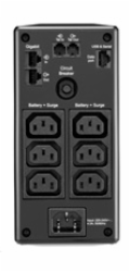 APC Back UPS Pro BR 650VA, 6 Outlets, AVR, LCD Interface (390W)