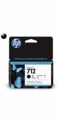 HP 712 - 38 ml - černá - originální - DesignJet - inkoustová cartridge - pro DesignJet Studio, T210, T230, T250, T630, T650